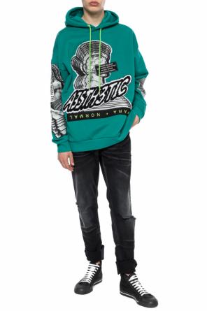 Bluza typu ‘oversize’ z naszywkami, zdjęcie 2 Bluza typu ‘oversize’ z naszywkami od Diesel